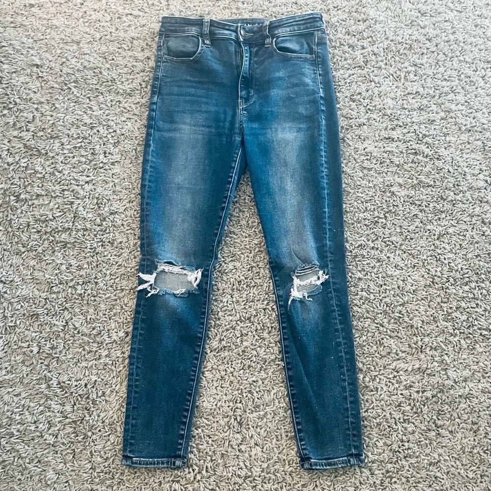 American eagle super high rise jegging